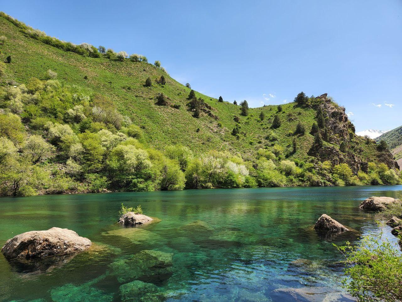 Les lacs de jade à Urungach